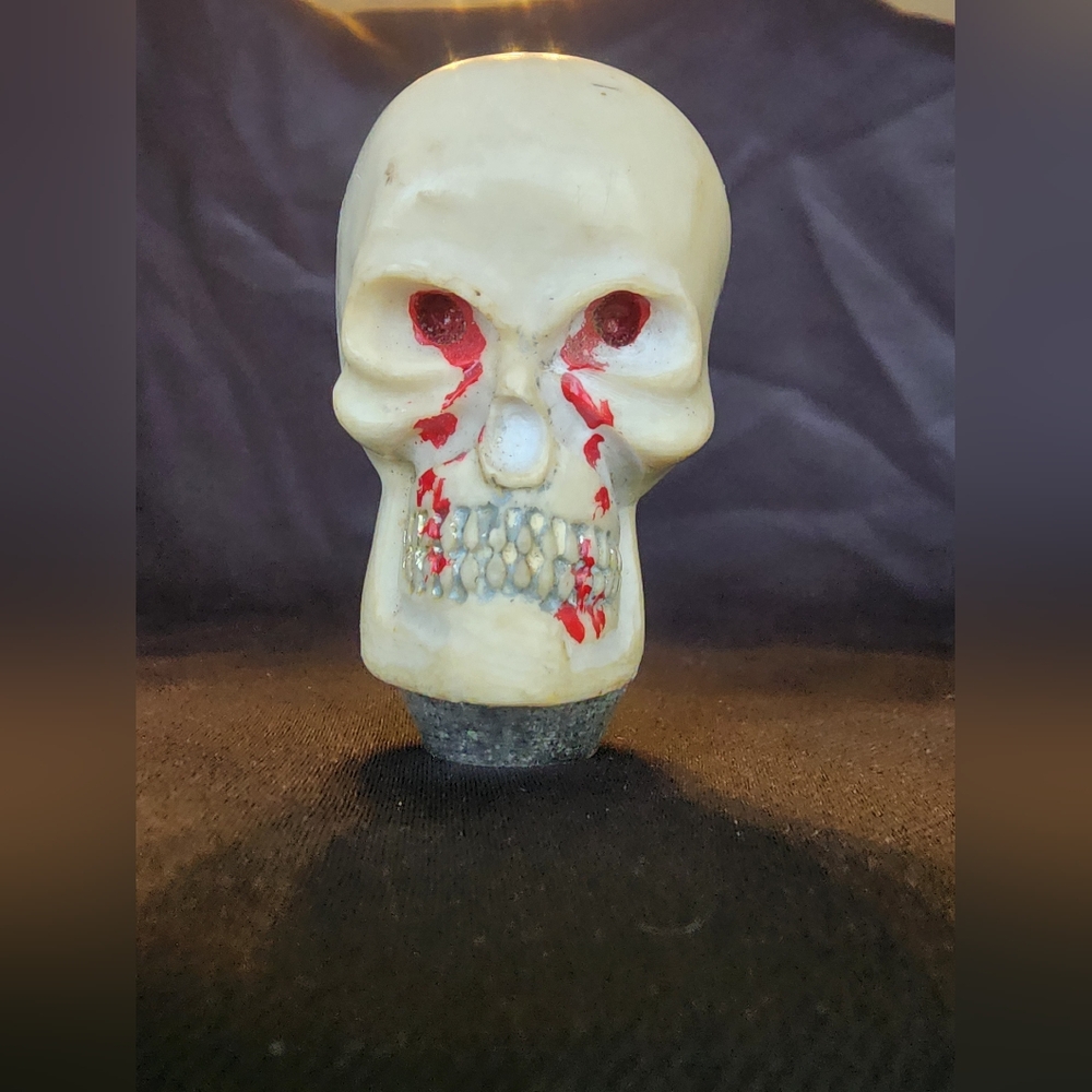 Skull Beer Tap Handle with Boody Eyes